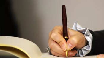 Person, Human, Text, Pen